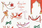 Vintage Christmas Illustrations, a Decorative Illustration by whiteheartdesign (Thumbnail 15 of 22)