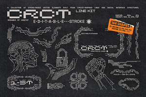 Circuit Line Kit, a Graphic by Vanzyst
