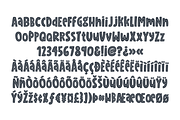 Skiba Font, a Sans Serif Font by Denise Chandler (Thumbnail 7 of 7)
