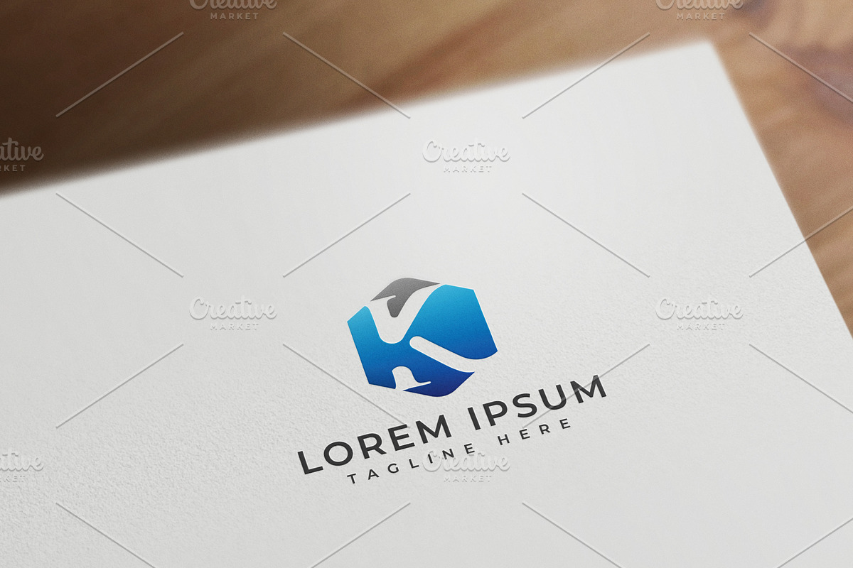 k letter logo, a Branding & Logo Template by vectplus (Photo 2 of 2)