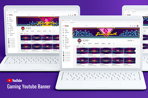 Youtube Channel Art - Futuristic, a Templates & Theme by SlideFactory