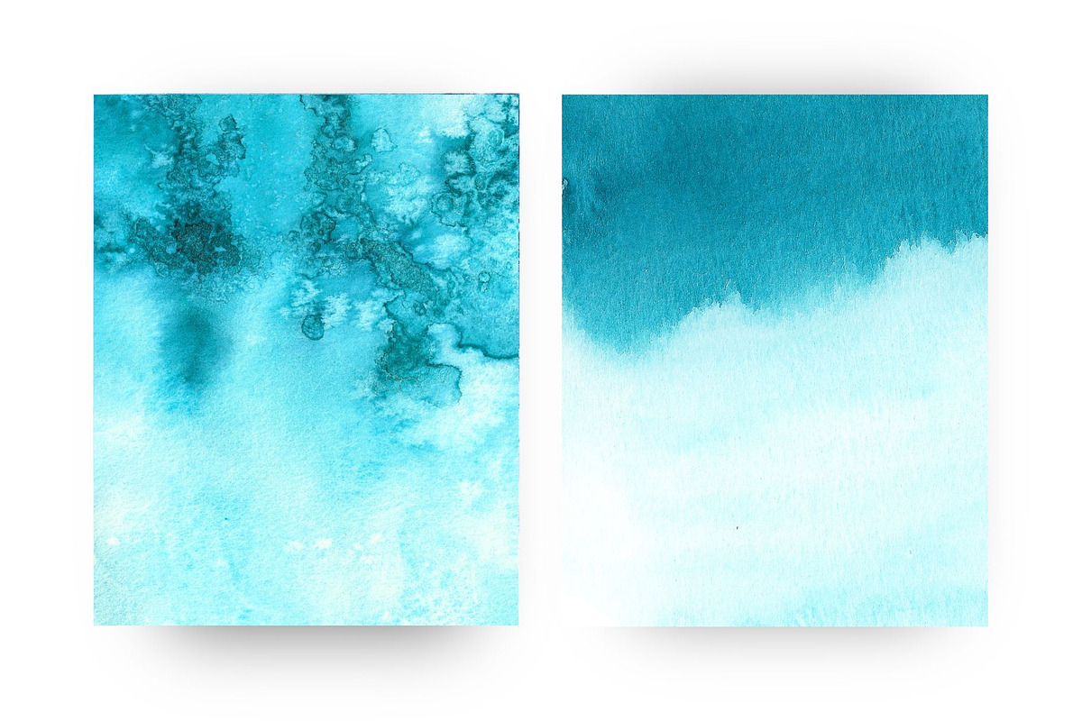 Teal Blue abstract backgrounds, a Texture Graphic by Kolorata Art (Photo 5 of 5)