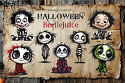 Halloween cartoon Beetlejuice., a Person Illustration by KENO Mascots (Thumbnail 1 of 10)