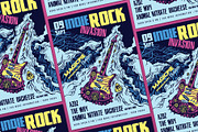Guitar Alien Indie Rock Flyer, a Flyer Template by ashenterprise (Thumbnail 3 of 3)