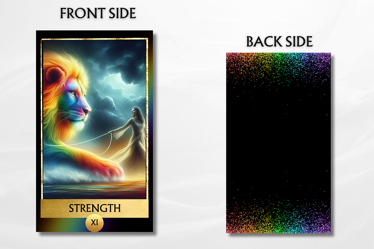 Rainbow Tarot Deck Colorful Tarot, an Illustration by Mugio (Photo 3 of 4)
