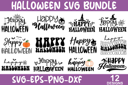 Happy Halloween SVG Bundle