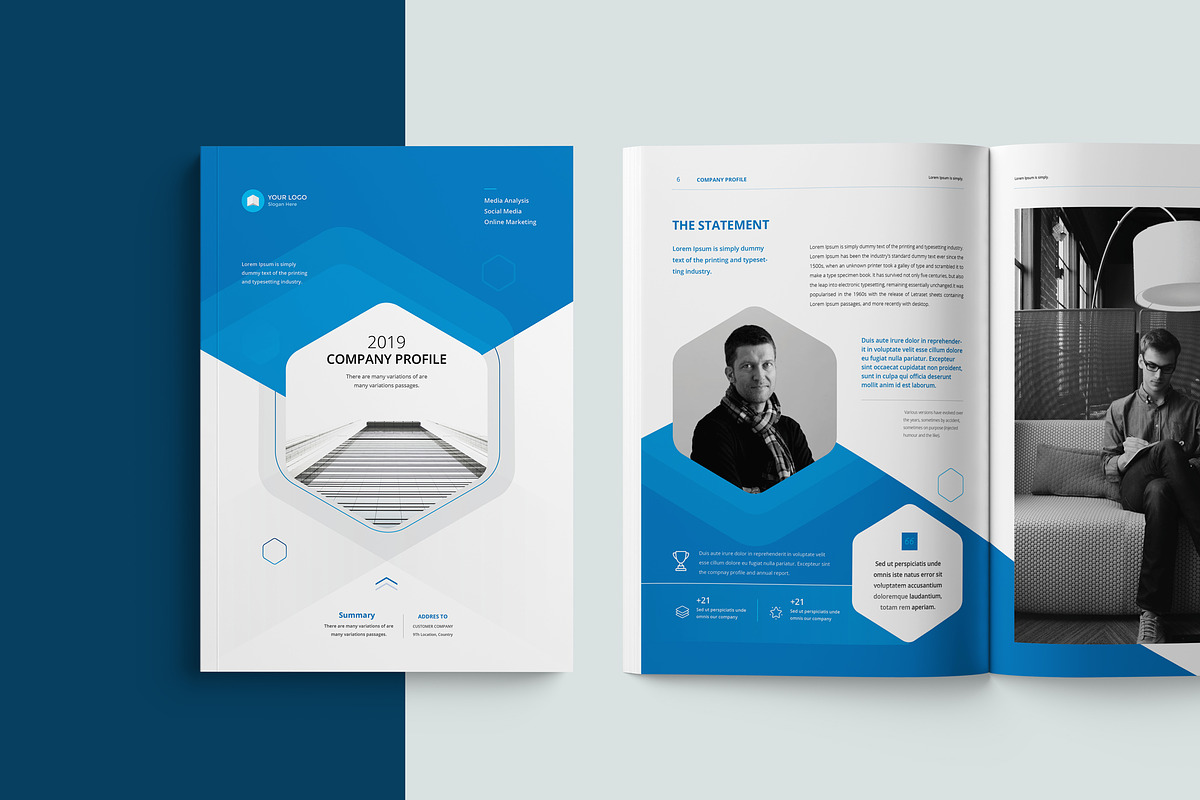 Company Profile 16 Pages, a Brochure Template by Pro-Gh (Photo 1 of 9)