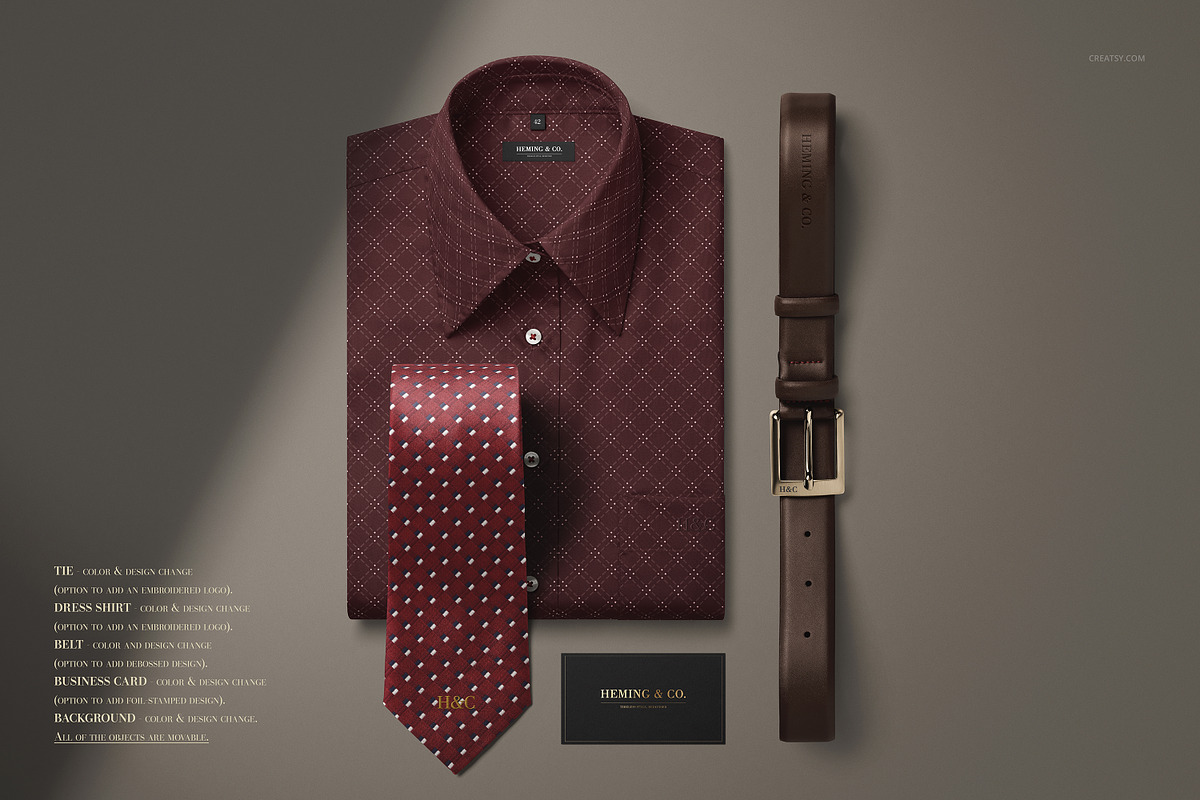 Men's Fashion Mockup Set, a Shirt Mockup by Creatsy (Photo 10 of 12)
