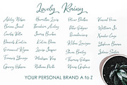 Lovely Rainy, a Script Font by AMINMARIO (Thumbnail 10 of 12)