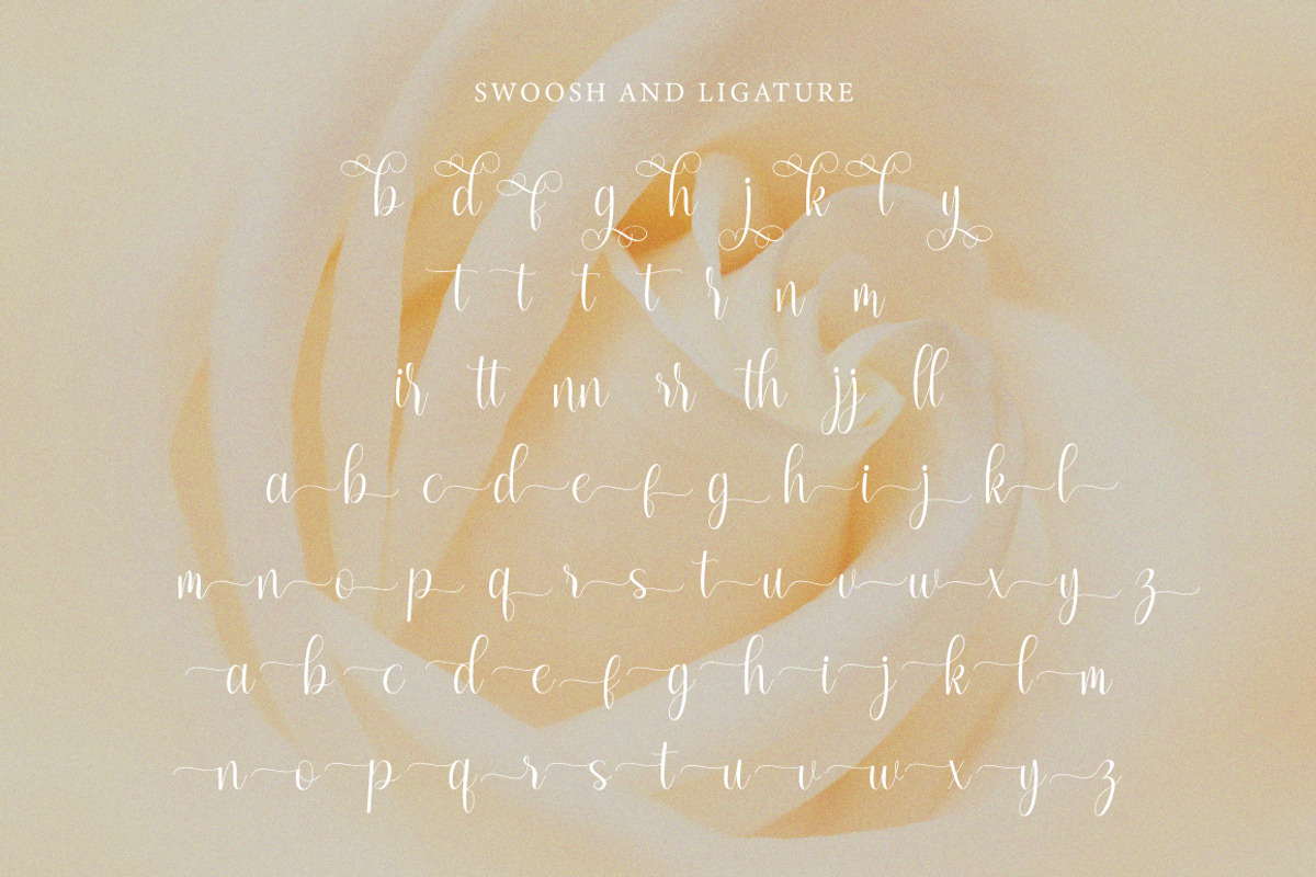 Birthday Font, a Script Font by Cut Story (Photo 11 of 11)