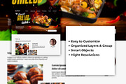Website Template Design Bundle, a Landing Page Template by Glowin_studio (Thumbnail 4 of 5)