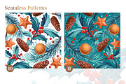 Christmas Set 1, a Background Graphic by Yulia Ogneva (Thumbnail 4 of 7)