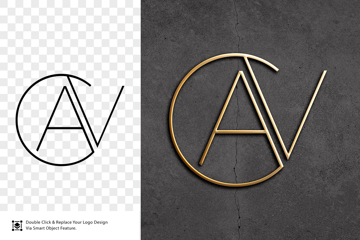 Logo Wall Mockup, an Advertising Mockup by GfxFoundry (Photo 2 of 6)