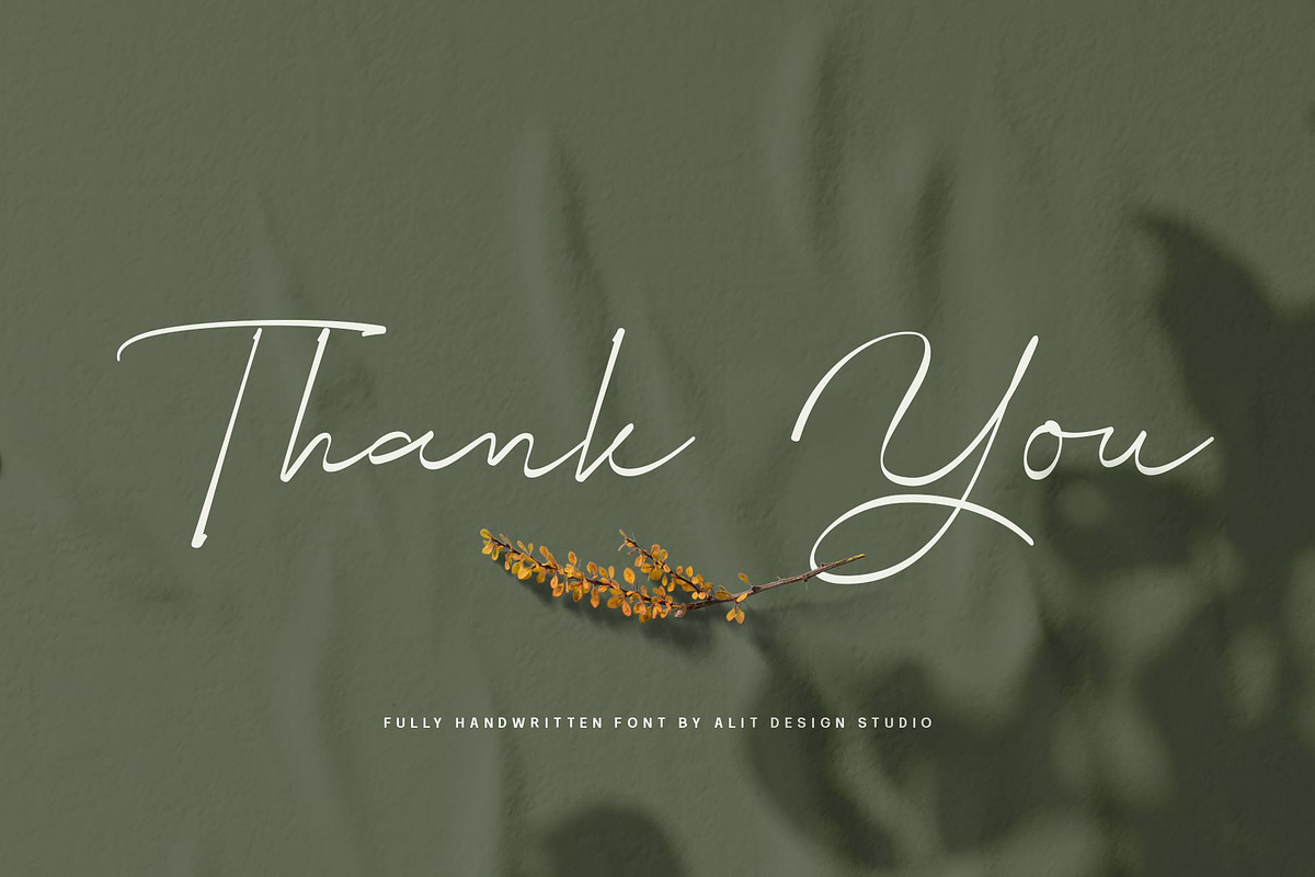Milyah Signature Script font, a Script Font by alit design (Photo 15 of 15)