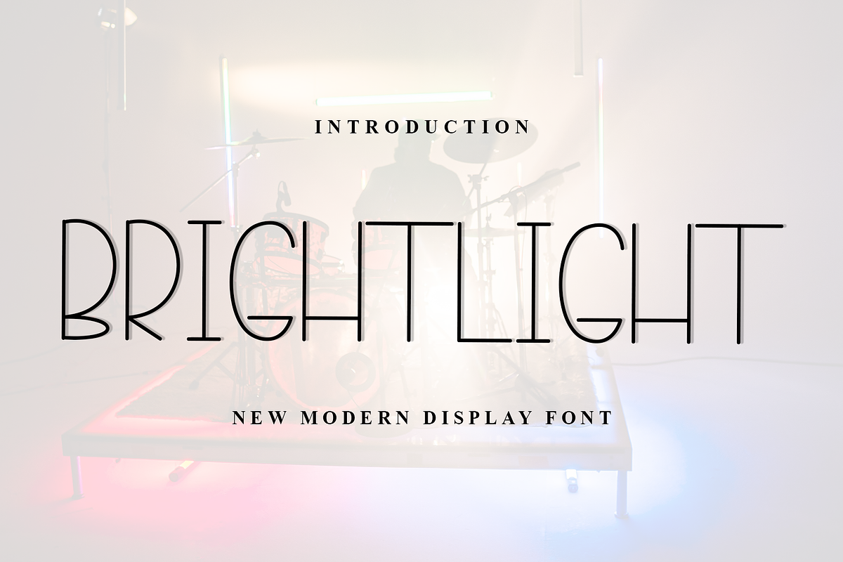 BrightLight, a Sans Serif Font by FreshTypeINK (Photo 1 of 8)