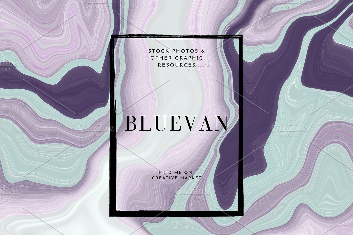 100 Liquid Marble Backgrounds Bundle, an Abstract Photo by bluevan (Photo 8 of 8)