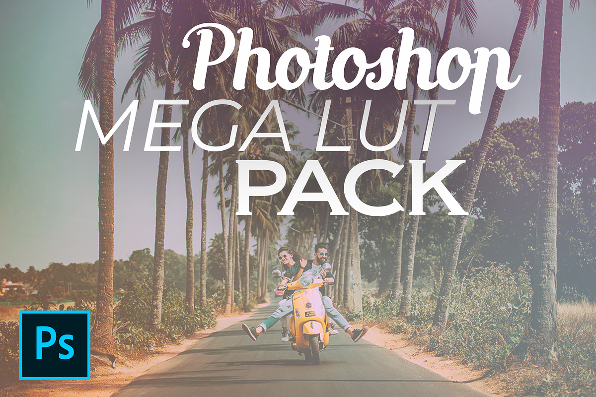 Mega LUT Photoshop Pack, a Texture Graphic by RankedDesigns (Photo 1 of 2)