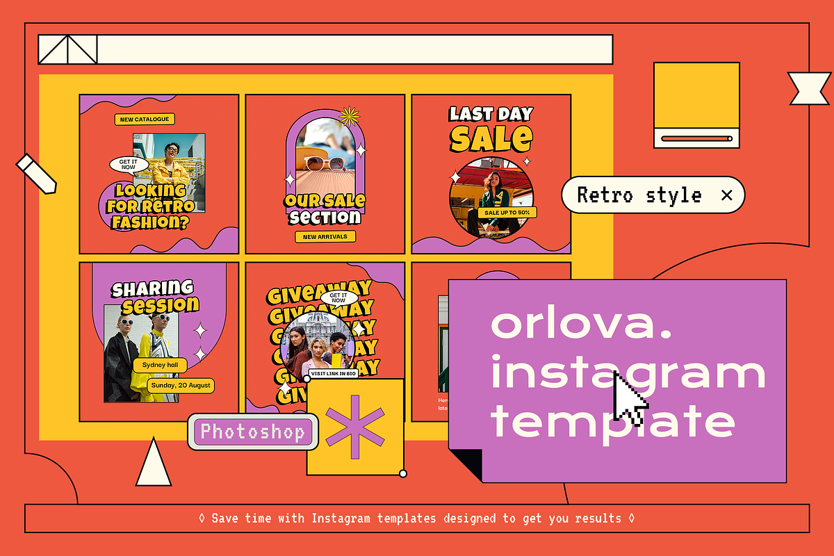 Orlova Post & Story Template, a Social Media Template by Creatchees.std (Photo 1 of 5)