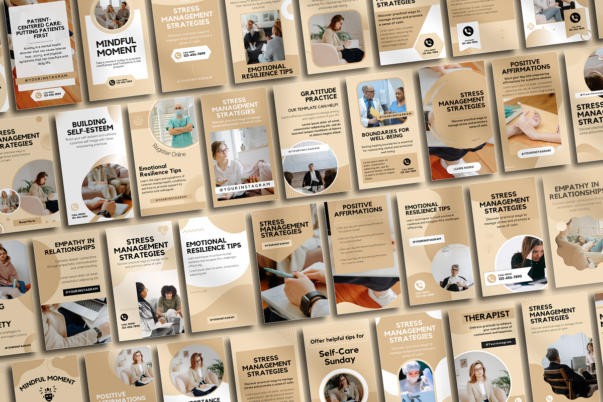 Therapist Instagram Story Template, a Design Template by Snapybiz (Photo 7 of 9)