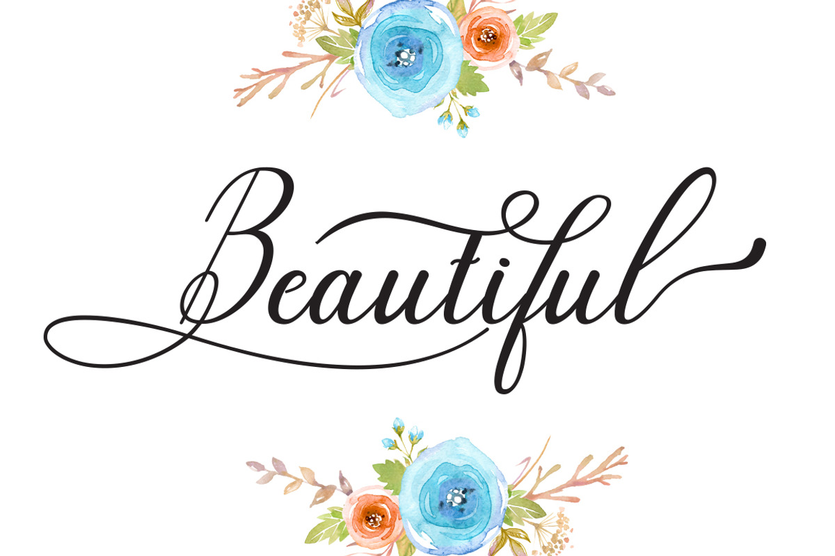 Morinda, a Script Font by NaldyStudio (Photo 2 of 7)