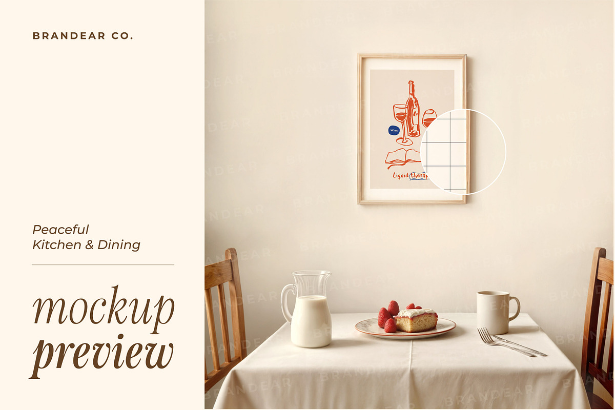 Dining & Kitchen | Frame Mockup Set, a Household Mockup by Brandear Design (Photo 7 of 12)