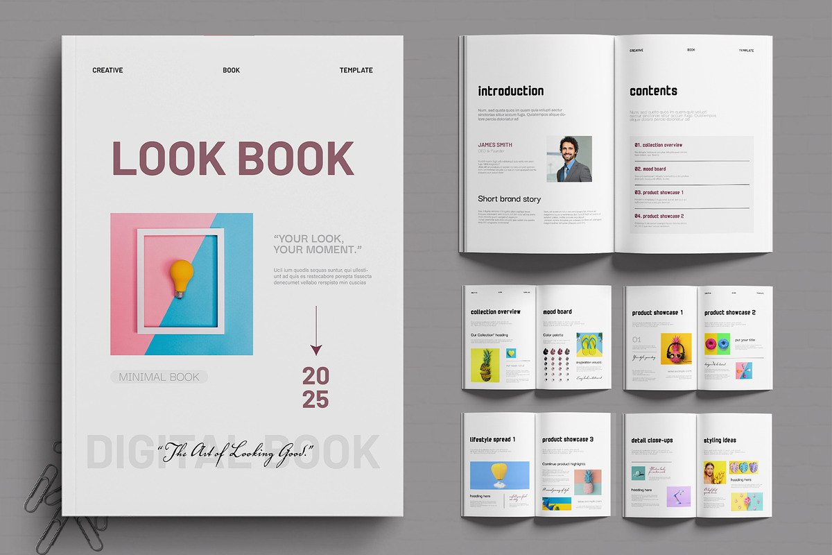 Fashion and Style Look Book Template, a Brochure Template by MightyDesign (Photo 1 of 6)