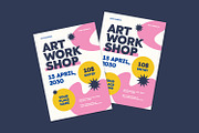 Art Workshop - Flyer, a Brochure Template by Izdihaar_Studio (Thumbnail 3 of 3)