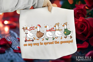 Funny Goose Christian Png, an Illustration by Canvas Craft