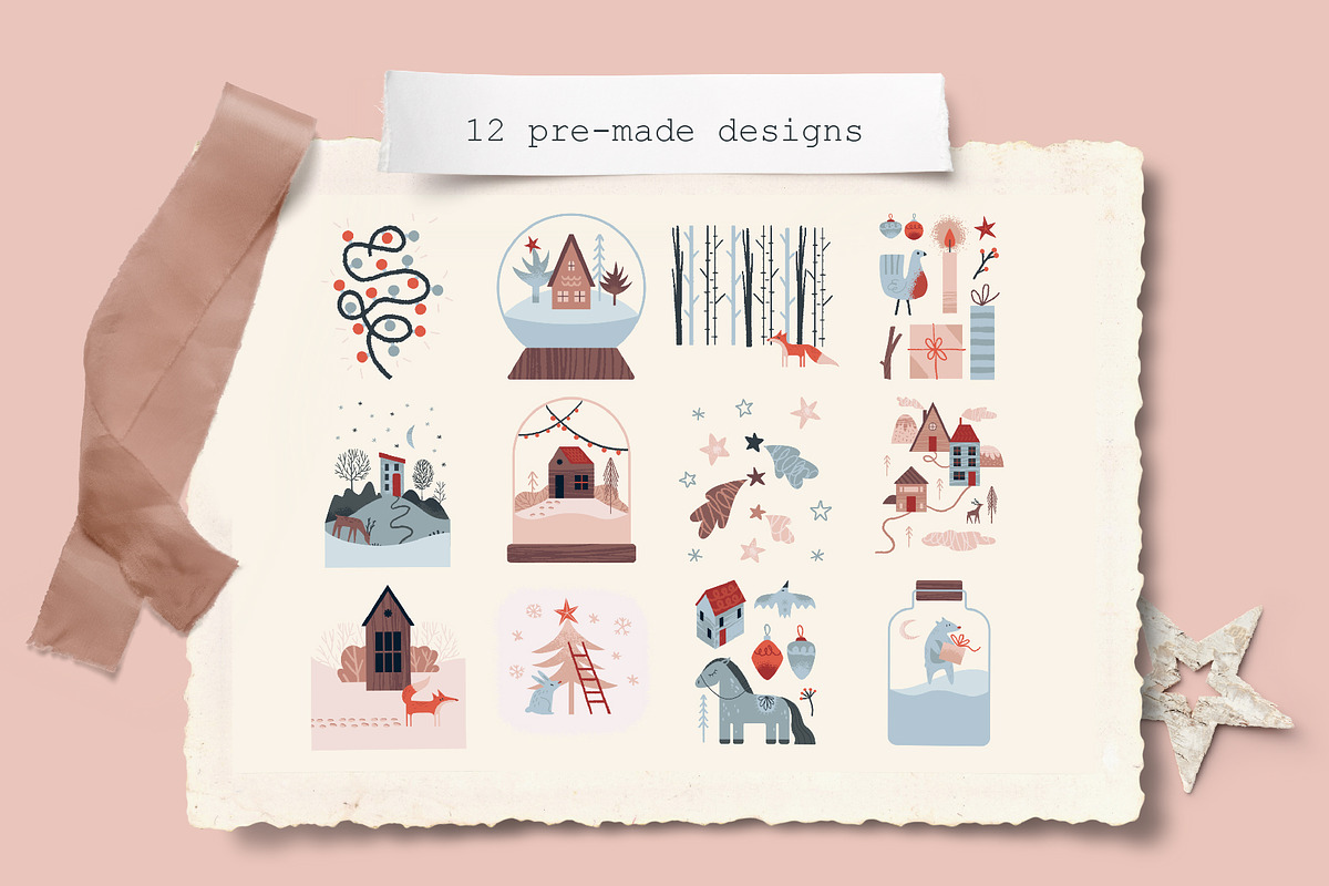 Snow World | Winter collection, a Decorative Illustration by katieromanoff_art (Photo 5 of 22)