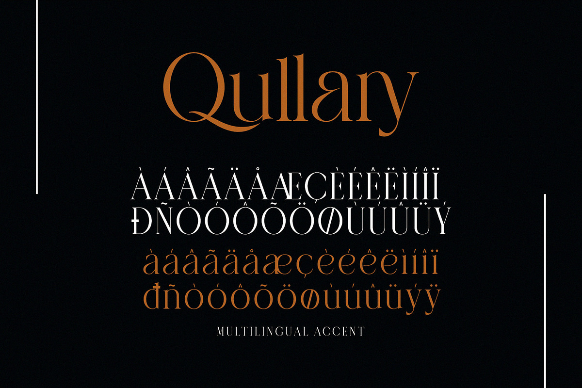 Qullary Modern Serif Typeface, a Serif Font by Alfinart (Photo 8 of 8)