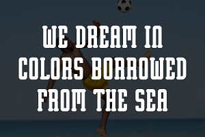 Beach Soccer - Playful Slab Serif