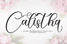 Calistha | Script Font