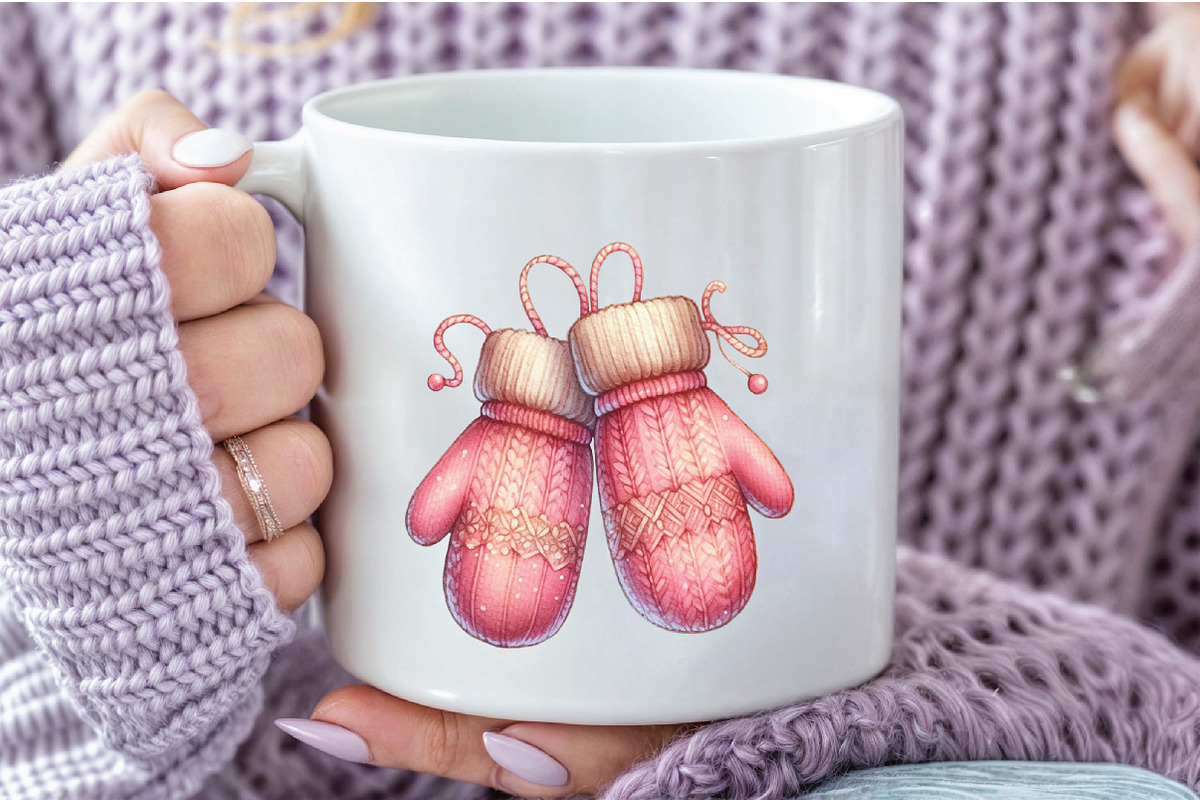 Pink Winter Clipart - 20 PNG, a Graphic by Libby Wishes (Photo 3 of 6)