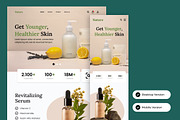 Nature - Skincare Landing Page V1, a Landing Page Template by twinstd (Thumbnail 2 of 5)