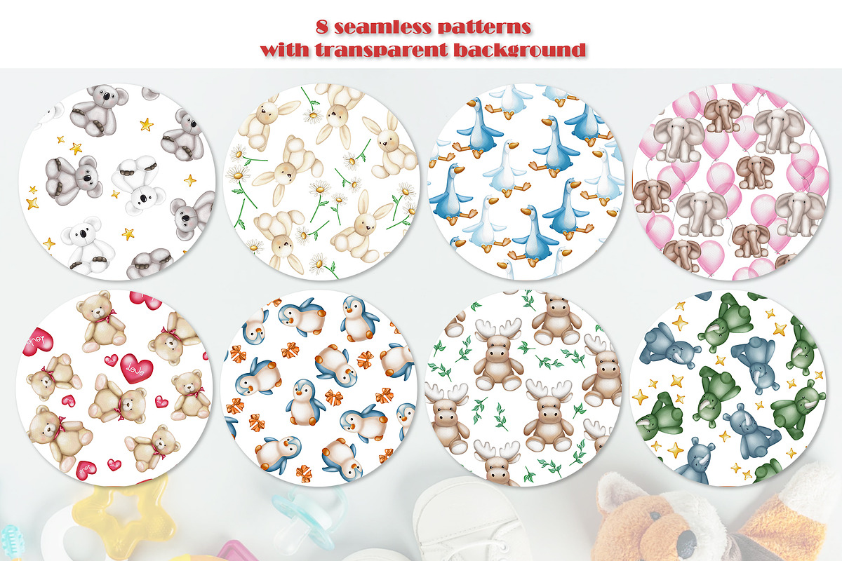 Cute toy animal illustration, an Animal Illustration by DamriNa art (Photo 3 of 8)