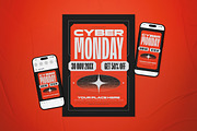 Cyber Monday Promo Flyer Set, a Flyer Template by The Good Store (Thumbnail 1 of 2)