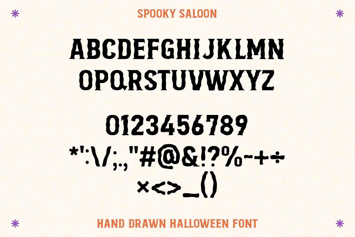 Spooky Saloon, a Font by Marla Jeken Design (Photo 2 of 3)