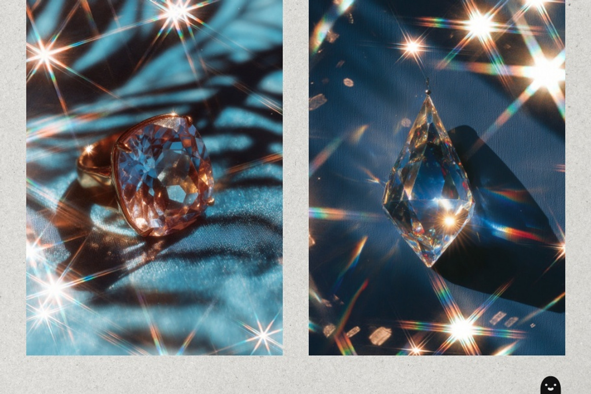 Chromatic Star Sparkle Overlays, a Texture Graphic by PhotoSpirit (Photo 2 of 8)