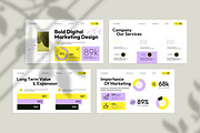 Modern Digital Marketing Template, a Presentation Template by Creative-Work (Thumbnail 4 of 9)