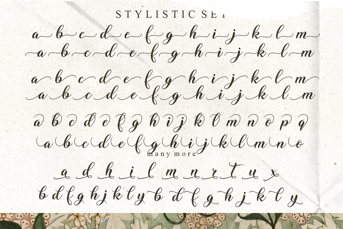 Ms Stusi Calligraphy, a Handwritten Font by Glyphstyle (Photo 8 of 10)