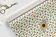 Watercolor Kiwi Seamless Pattern Set, a Pattern Graphic by Oksana Dovhopol Art (Thumbnail 10 of 11)