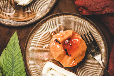 Turkish dessert boiled quince with stock photo containing turkish and food, a Food & Drink Photo by Foxys