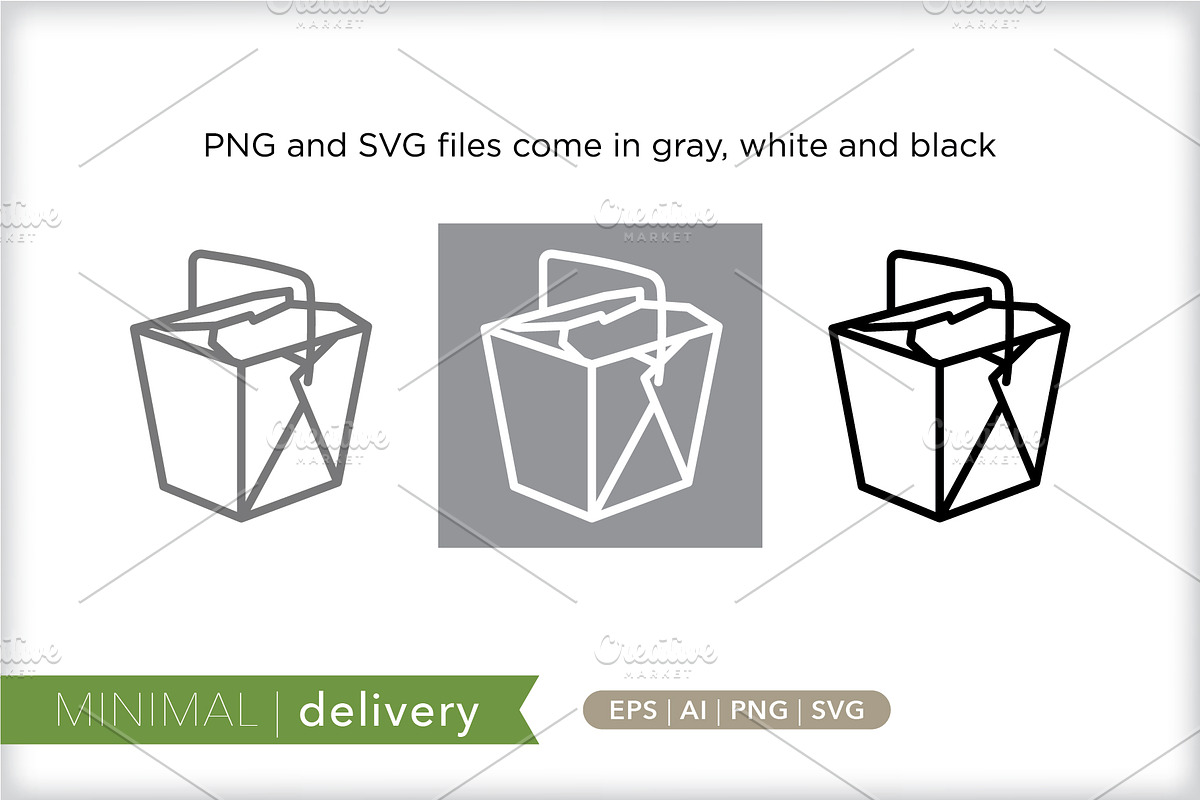 Minimal delivery icons, an Outline Icon by Picture Window (Photo 5 of 5)