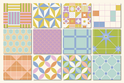 Sorbet Tiles Seamless Patterns, a Pattern Graphic by KT Designs (Thumbnail 8 of 8)