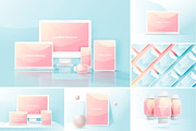 Realistic & Colorful Vector Devices, an iPhone Mockup by AndrewPixel (Thumbnail 1 of 7)