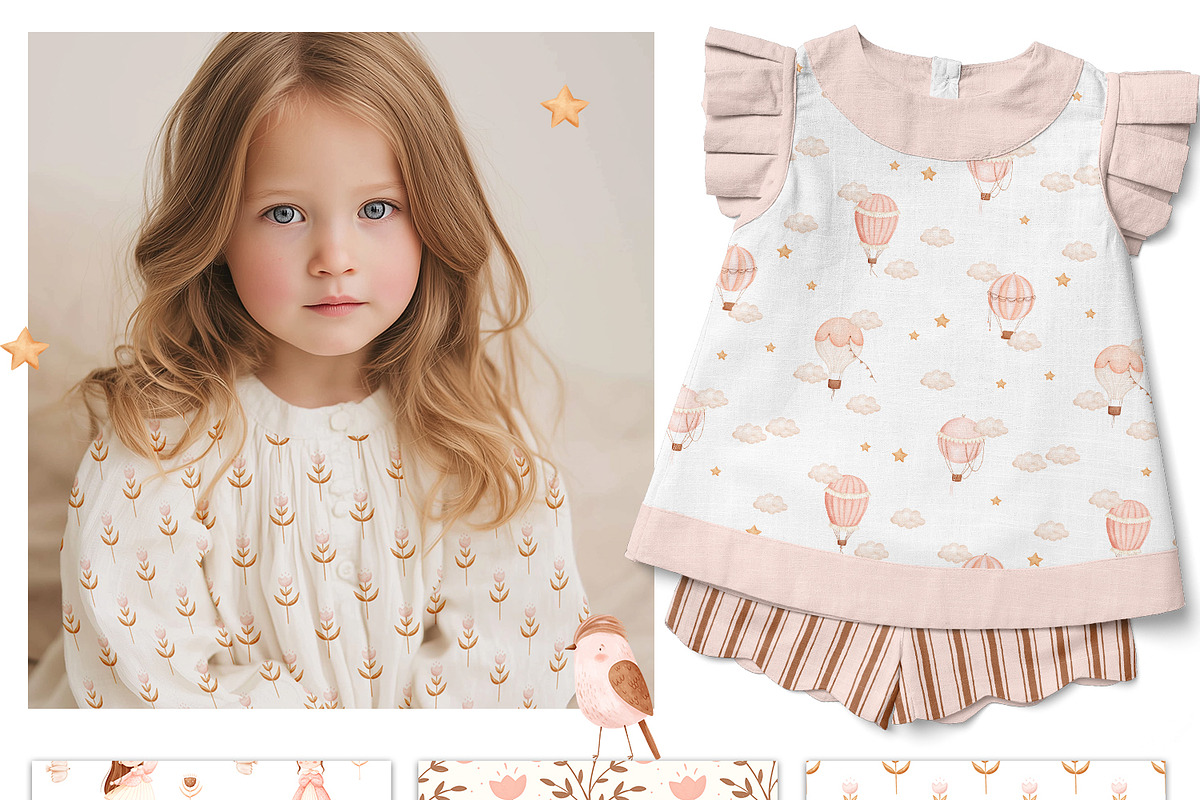 The Little Princess baby collection, a Decorative Illustration by polikarpovaart (Photo 17 of 20)