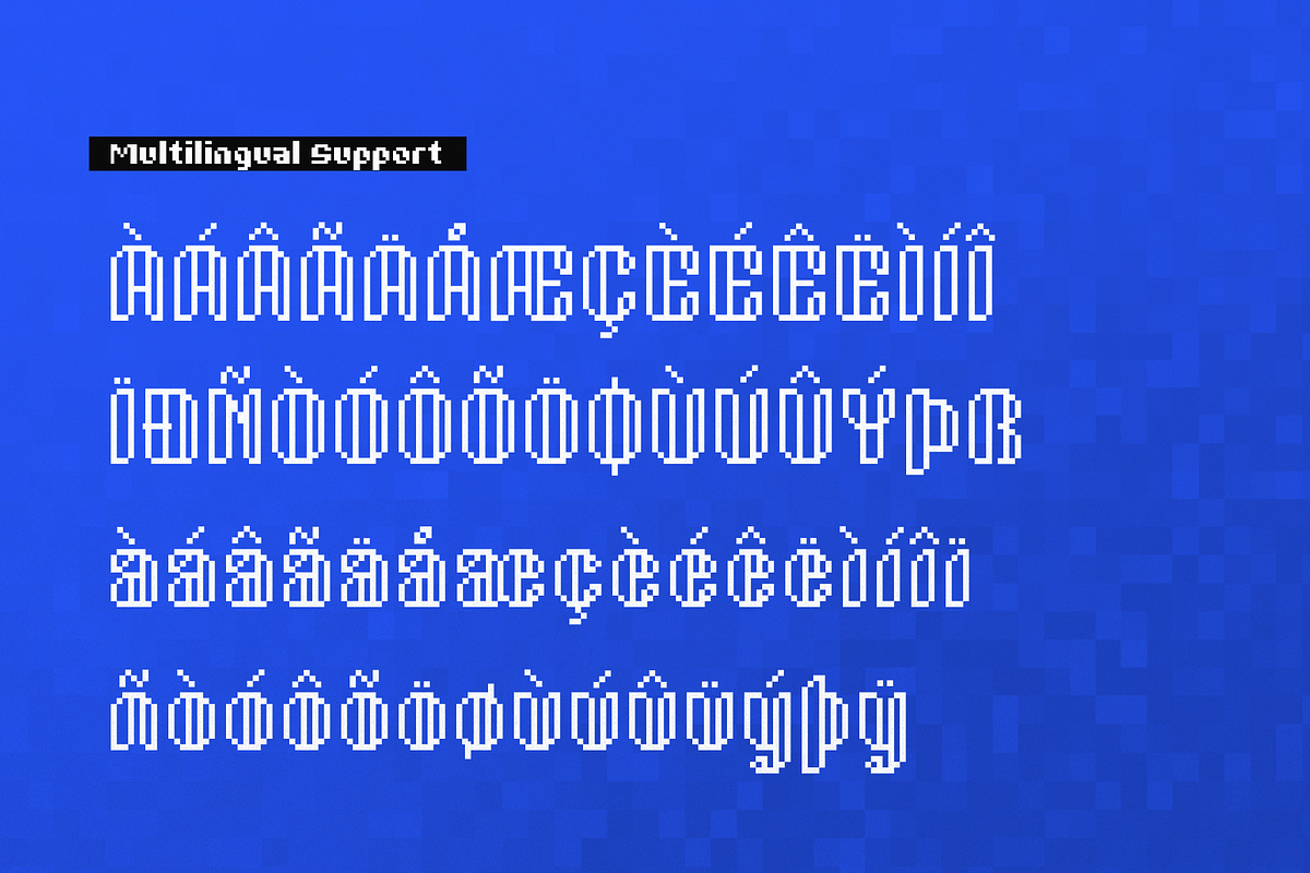 Bitmap Loft | Pixelated Font, a Sans Serif Font by gracetype_studio (Photo 11 of 12)
