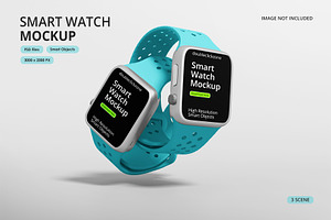 Watch Mockup, a Wearable Device Mockup by Mockupnine