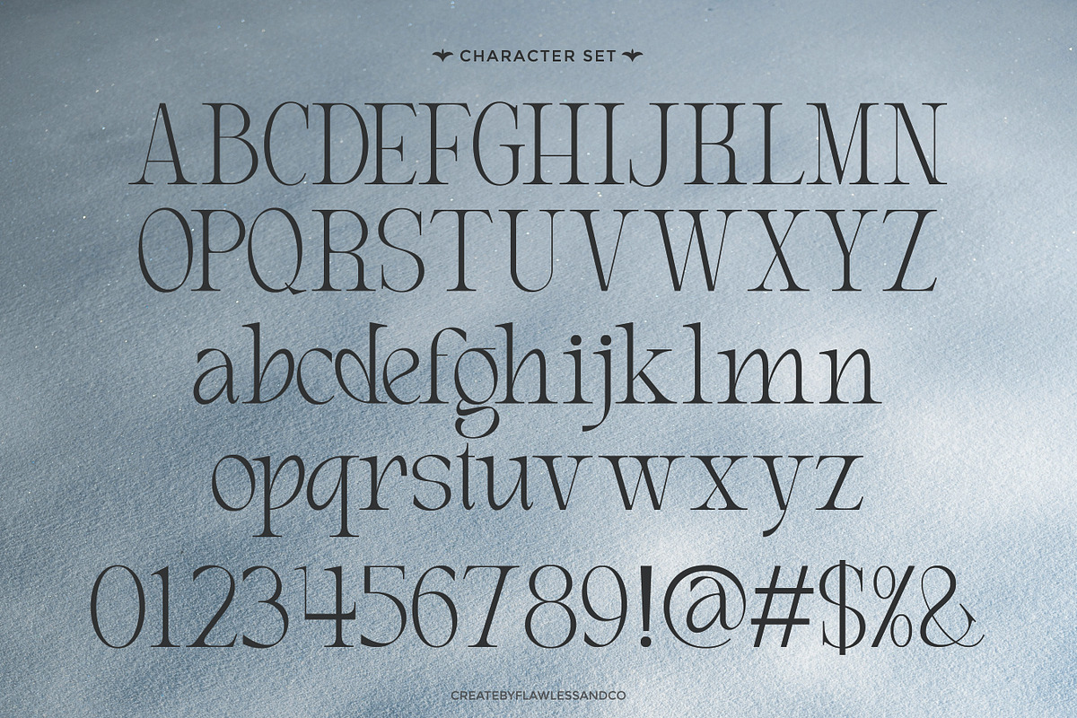 Elviante - Condensed Serif Font, a Serif Font by Flawless And Co (Photo 8 of 10)