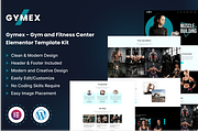 Gymex - Fitness Center Elementor Kit, a WordPress Template by Techeshta Solutions (Thumbnail 1 of 5)